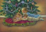 The Heart Of Christmas Painting by Tricia Reilly-matthews Fi